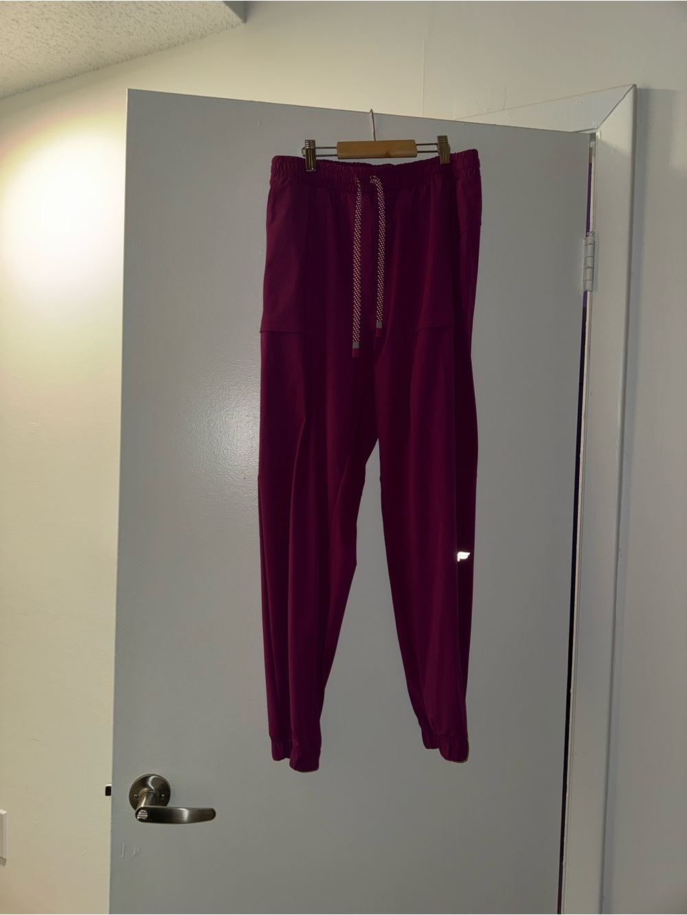Fabletics Fuschia Jogger Pants with Drawstring